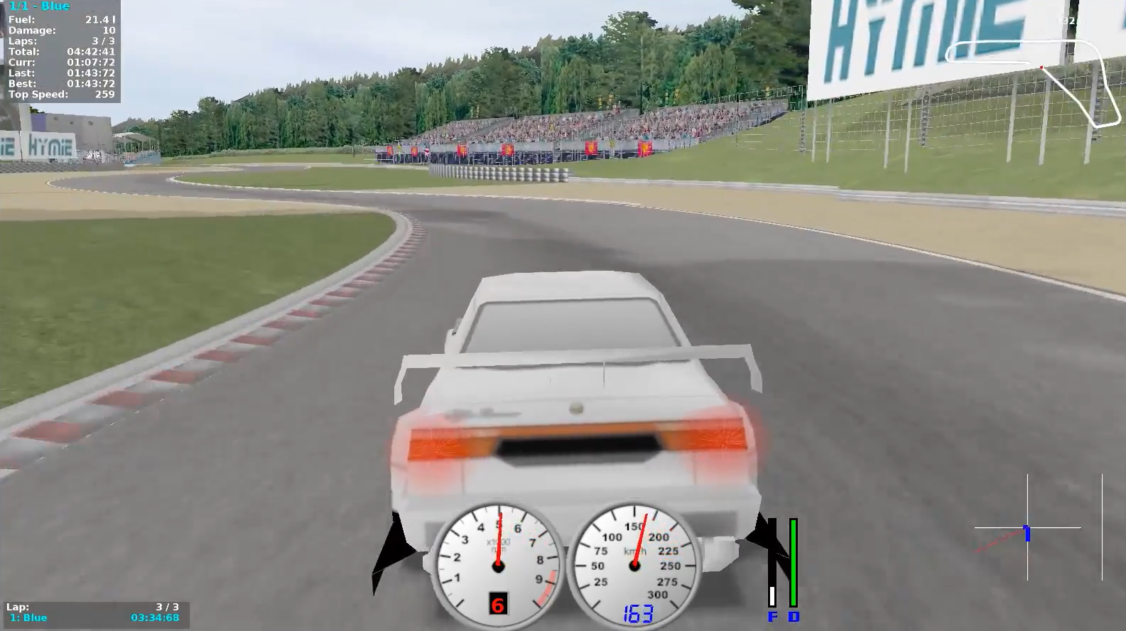 TORCS Autonomous Racing View